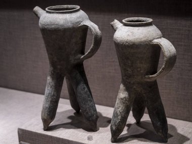 Çömlekçi O, Shang ve Zhou Hanedanları Jinsha Sitesi, Chengdu, Sichuan, Çin Halk Cumhuriyeti, Asya