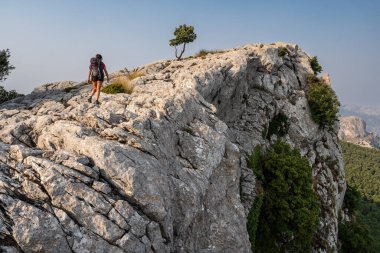 Sa Rateta-Na Franquesa-L 'Ofre, Serra de Tramuntana' nın doğal alanı, Majorca, Balear Adaları, İspanya