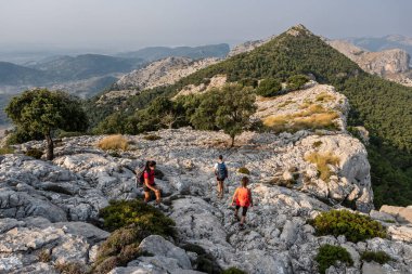 Sa Rateta-Na Franquesa-L 'Ofre, Serra de Tramuntana' nın doğal alanı, Majorca, Balear Adaları, İspanya