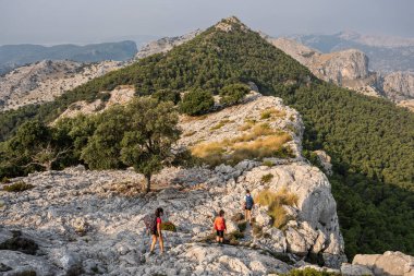 Sa Rateta-Na Franquesa-L 'Ofre, Serra de Tramuntana' nın doğal alanı, Majorca, Balear Adaları, İspanya