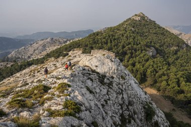 Sa Rateta-Na Franquesa-L 'Ofre, Serra de Tramuntana' nın doğal alanı, Majorca, Balear Adaları, İspanya