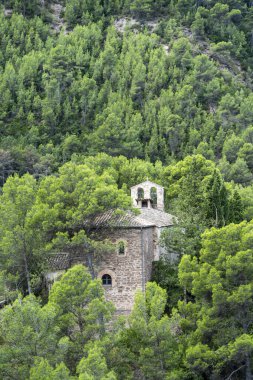 Coaner Kilisesi, Sierra de Castelltallat, San Mateu de Bages belediyesi, Barcelona, Katalonya, İspanya