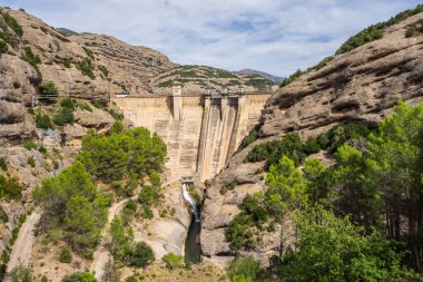 Vadiello Barajı, Guara Doğal Parkı 'nın Sierra ve Kanyonları, Huesca, Aragon Topluluğu, İspanya