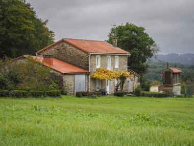 Galiçya, İspanya tahıl ambarı olan bir ev.