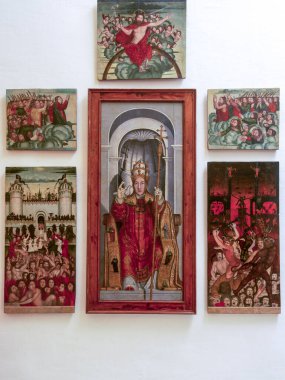 Saint Gregory of the Souls (Retaule de Sant Gregori - ruhların sunağı) (anonim 16. yüzyıl), Eivissa Katedrali, 