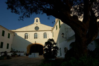 El Toro Bakiresi 'nin mabedi. Es Mercadal. Menorka. Biyosfer rezervi. Balear Adaları. İspanya.