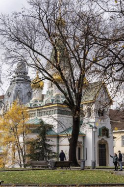 Aziz Niklas Kilisesi, Rus Kilisesi, Çar Osvoboditel Bulvarı, Sofya, Bulgaristan Cumhuriyeti, Avrupa