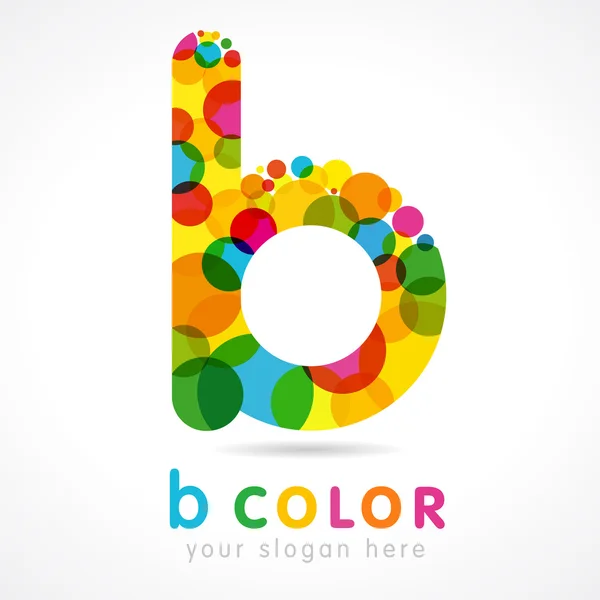 Logo B coloré — Image vectorielle