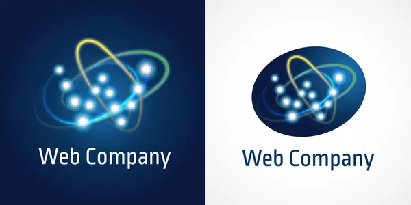 Web company logo — Stock Vector