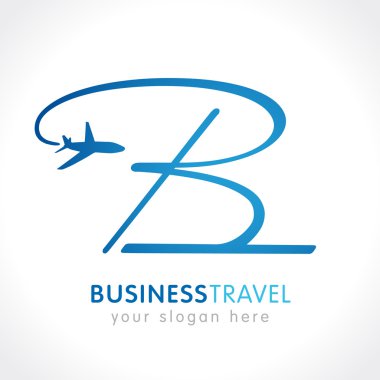 B iş seyahat şirket logosu