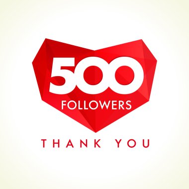 500 takipçileri teşekkür ederim kalp