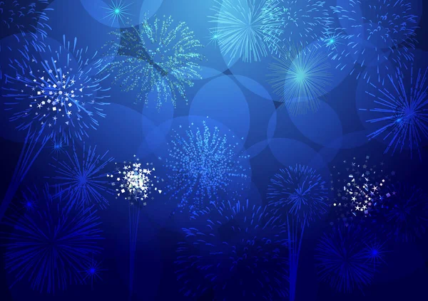Sfondo Notte Vacanza Modello Grafico Astratto Isolato Gradiente Colore Blu — Vettoriale Stock