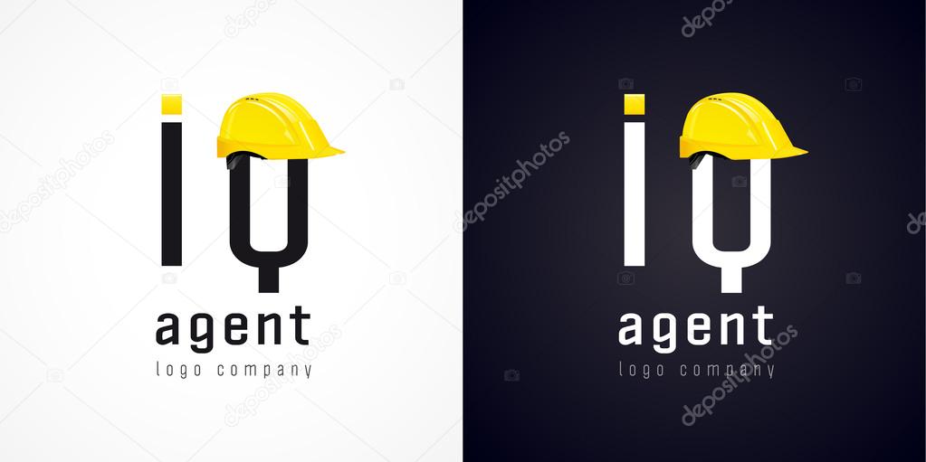 IQ agent vector logo.