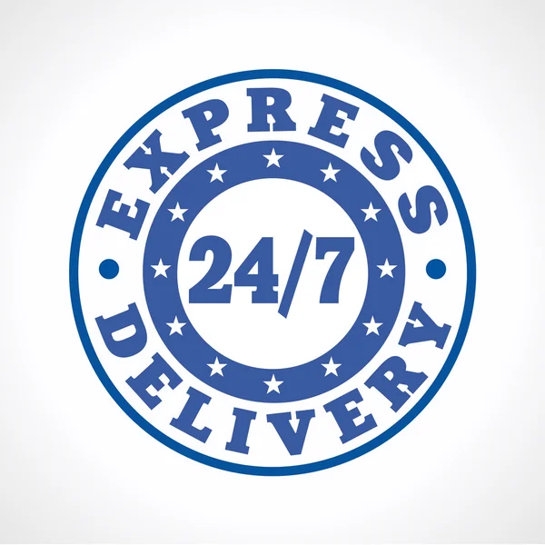 Consegna express 24 — Vettoriale Stock