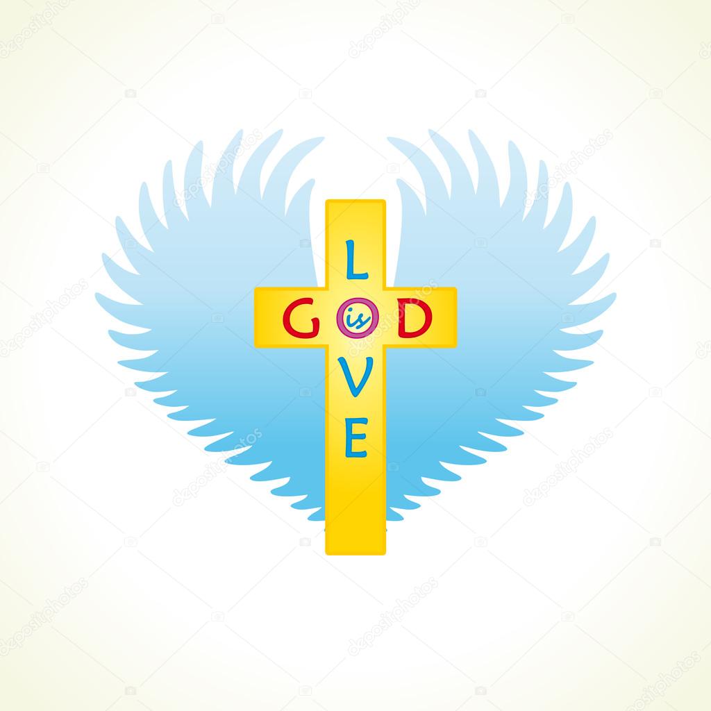 God is love logo