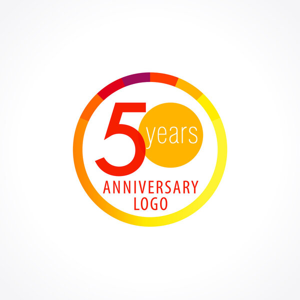 50 anniversary circle logo