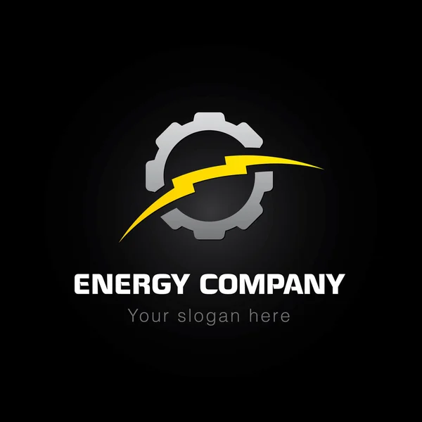 Empresa de pernos de energía — Vector de stock