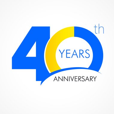 40 yıl yıldönümü logosu
