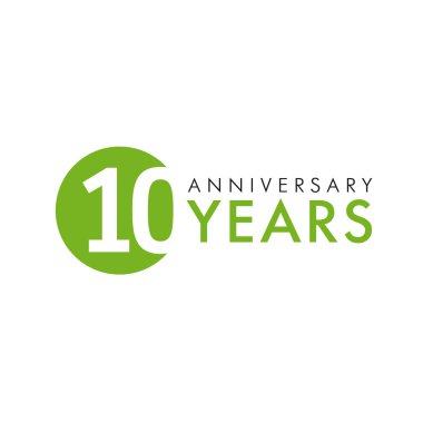 10 yıl logosu