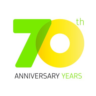 70 yıldönümü yıl logosu