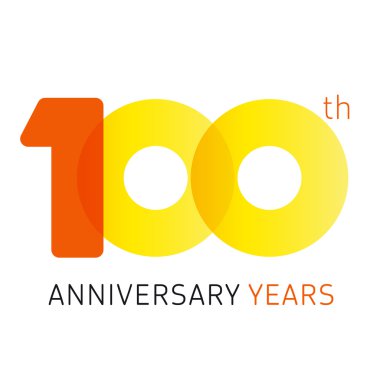 100 anniversary years logo clipart