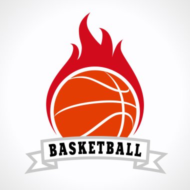 Basketbol yangın logosu