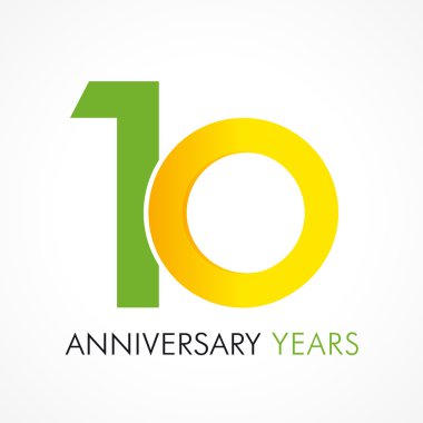 10 daire yıldönümü logosu