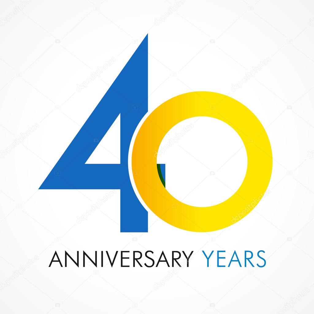 40 circle anniversary logo