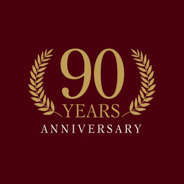 90 anniversary royal logo clipart