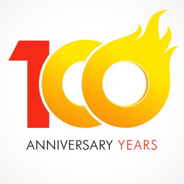 100 yıldönümü alev logosu