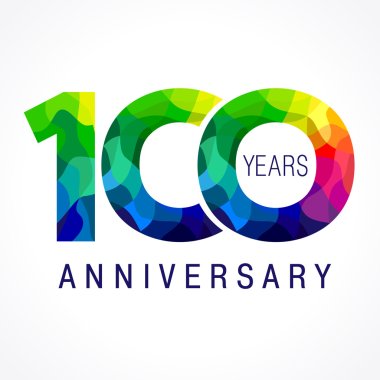 100 yıldönümü renkli logo