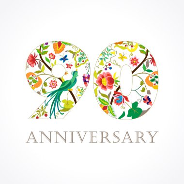 90 yıldönümü halk logosu.