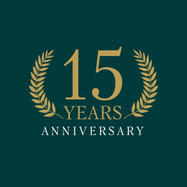 15 yıldönümü Kraliyet logosu