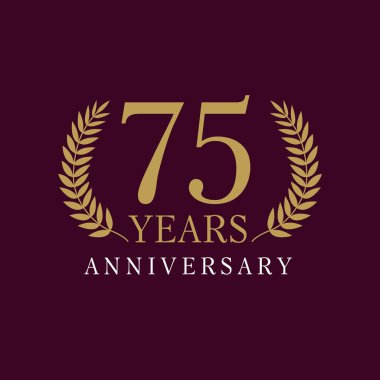 75 yıl dönümü Kraliyet logosu