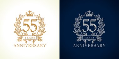 55 yıldönümü lüks logosu