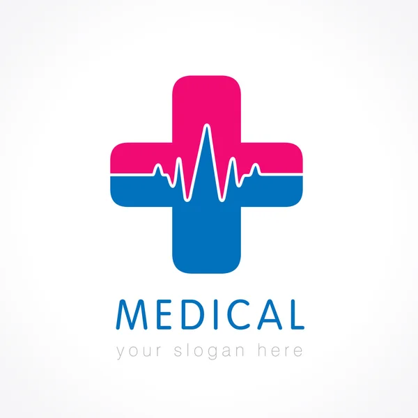 Logo de atención médica — Vector de stock