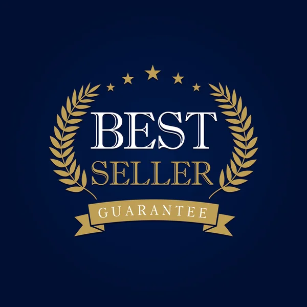 Logotipo do best seller — Vetor de Stock