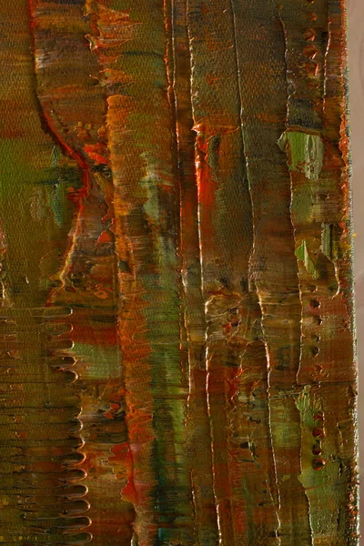 Abstraktní bolestným plátno. Olejové barvy na paletě. Barevné pozadí — Stock fotografie