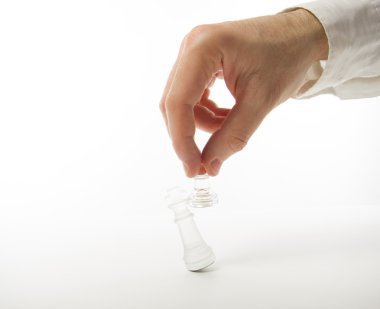 İş kavramı stratejisi, liderlik, ekip ve başarı. İşletme