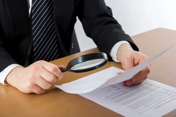 Hands signing business documents. Signing papers. Lawyer — Stock Photo, Image