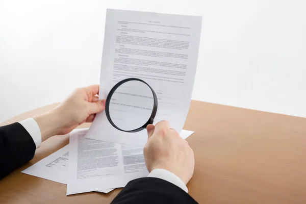 Hands signing business documents. Signing papers. Lawyer — Stock Photo, Image