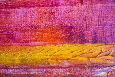 Soyut tuval boyalı. Yağlı boya bir palet üzerinde. Renkli arka plan