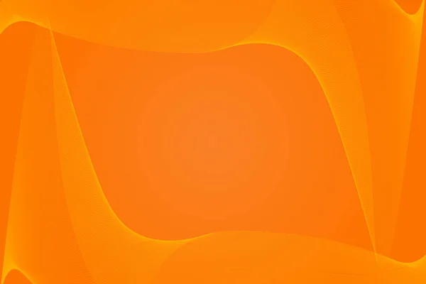 Eleganckie Pomarańczowe Tło Fali — Wektor stockowy