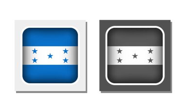 Honduras Meydanı Yuvarlak Bayrak Simgesi