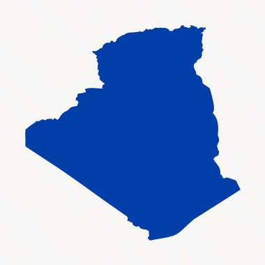 Soyut Mavi Afrika Basit Harita