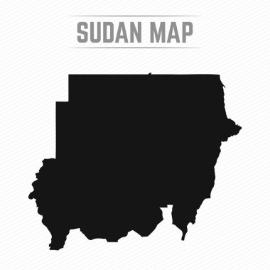 Siyah ve Beyaz Sudan Basit Harita