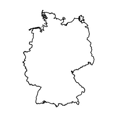 Almanya 'nın Siyah Taslak Haritası