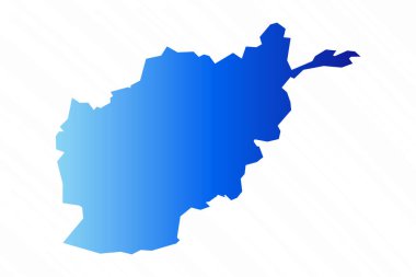 Gradyan Basit Afganistan Haritası Arkaplanı