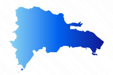 Gradyan Basit Dominik Cumhuriyeti Haritası Arkaplanı