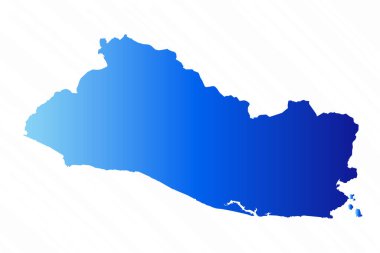 Gradyan Basit El Salvador Harita Arkaplanı